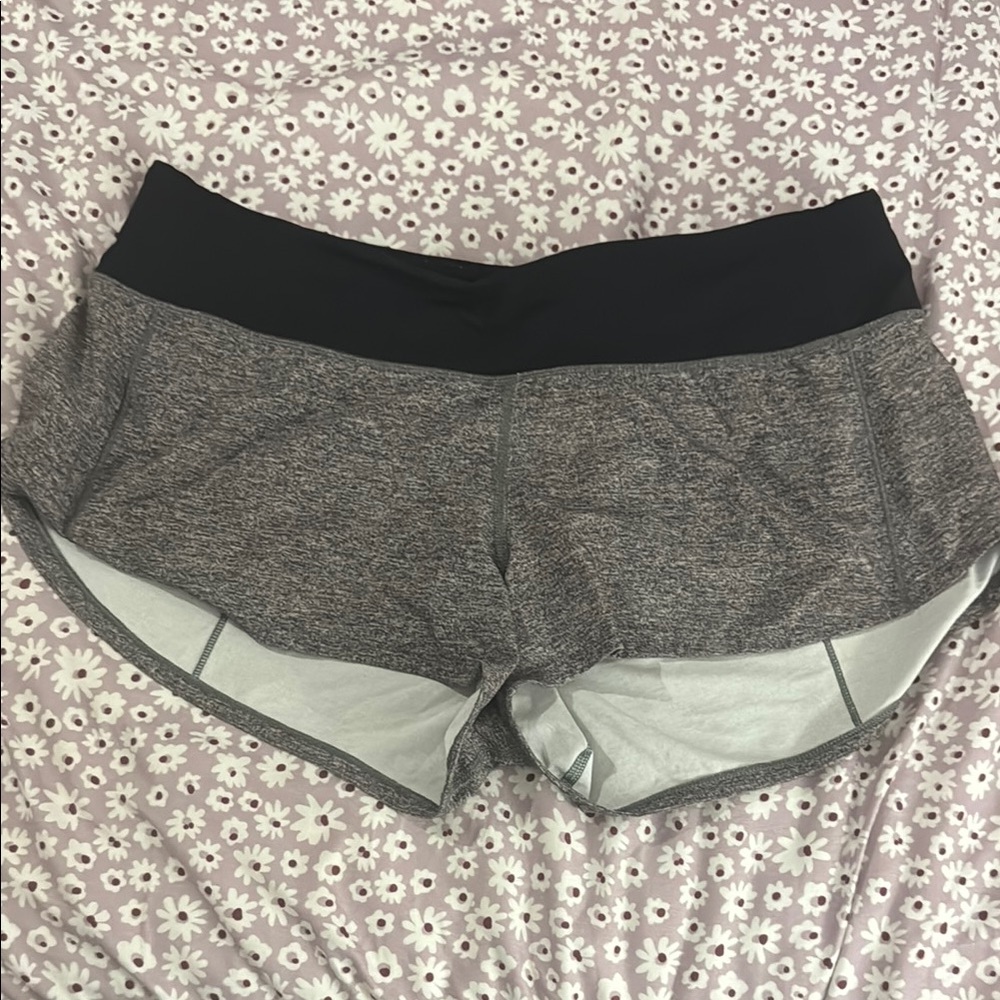 Heather Gray Lululemon Speed ups 2.5”